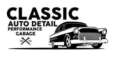 Graphic designs for classic american car ads